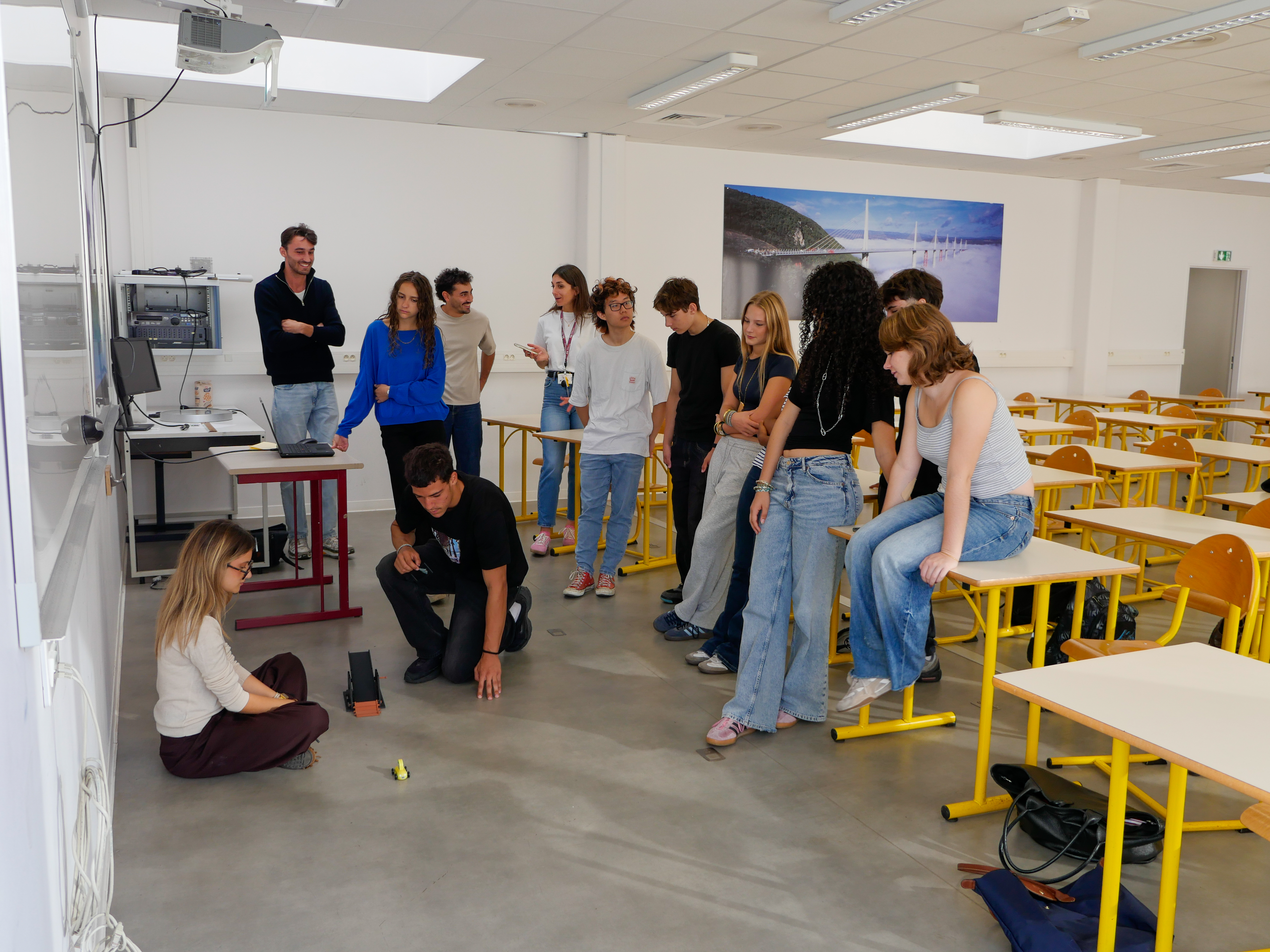 expérience IA avec une catapulte