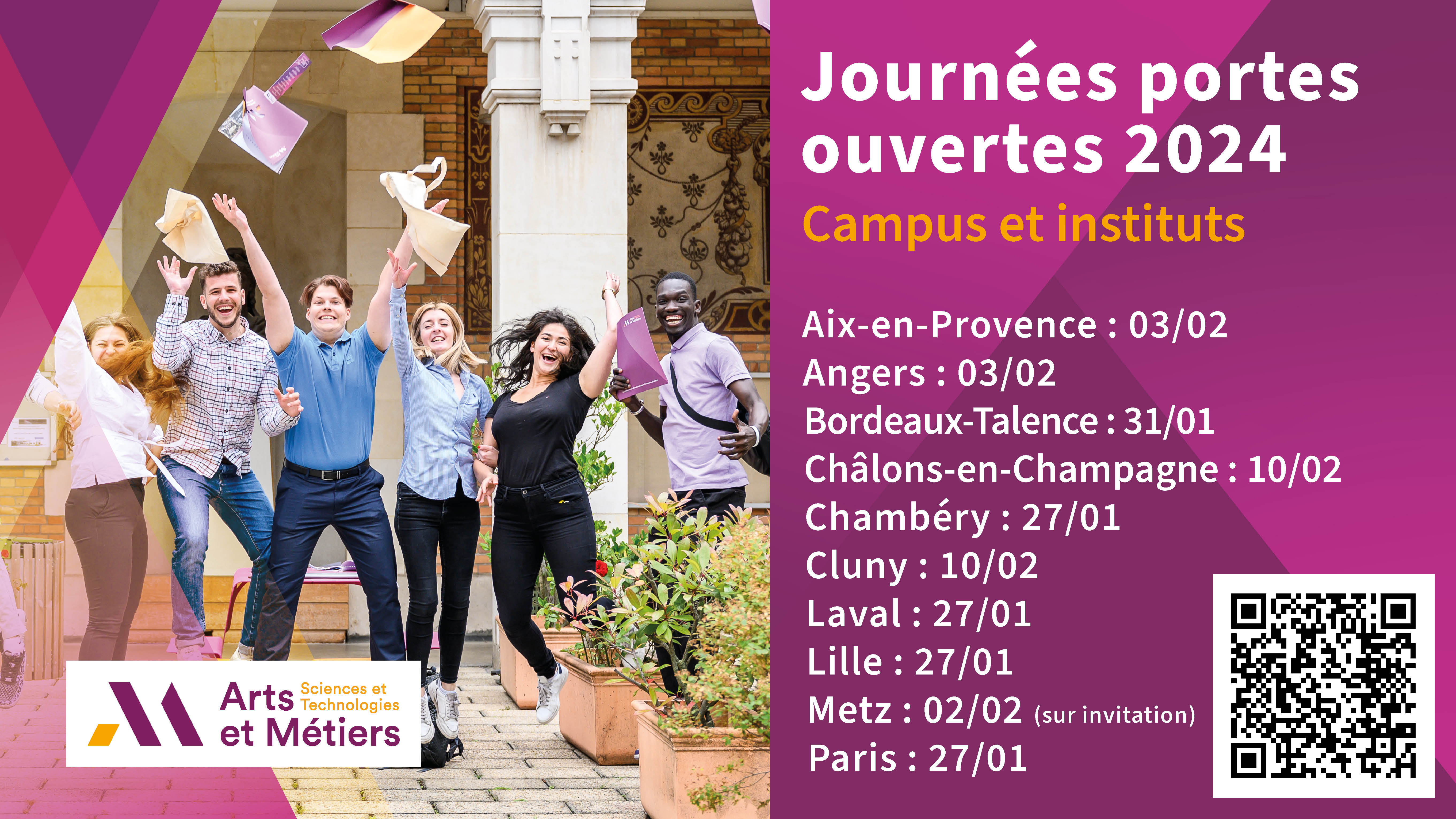 Journées Portes Ouvertes 2024 - Arts et Méiers - ENSAM - Images