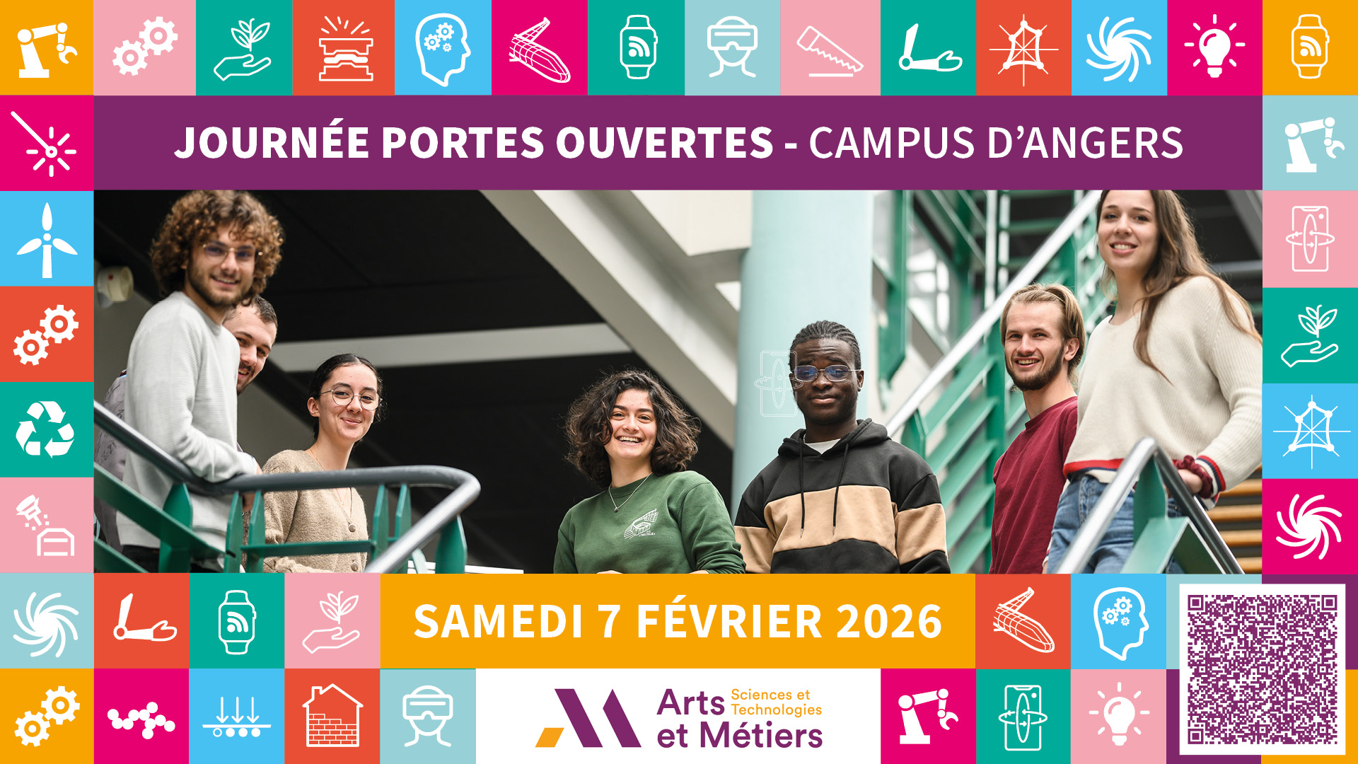 Journée Portes Ouvertes 2026 - Campus d'Angers - Arts et Métiers ENSAM