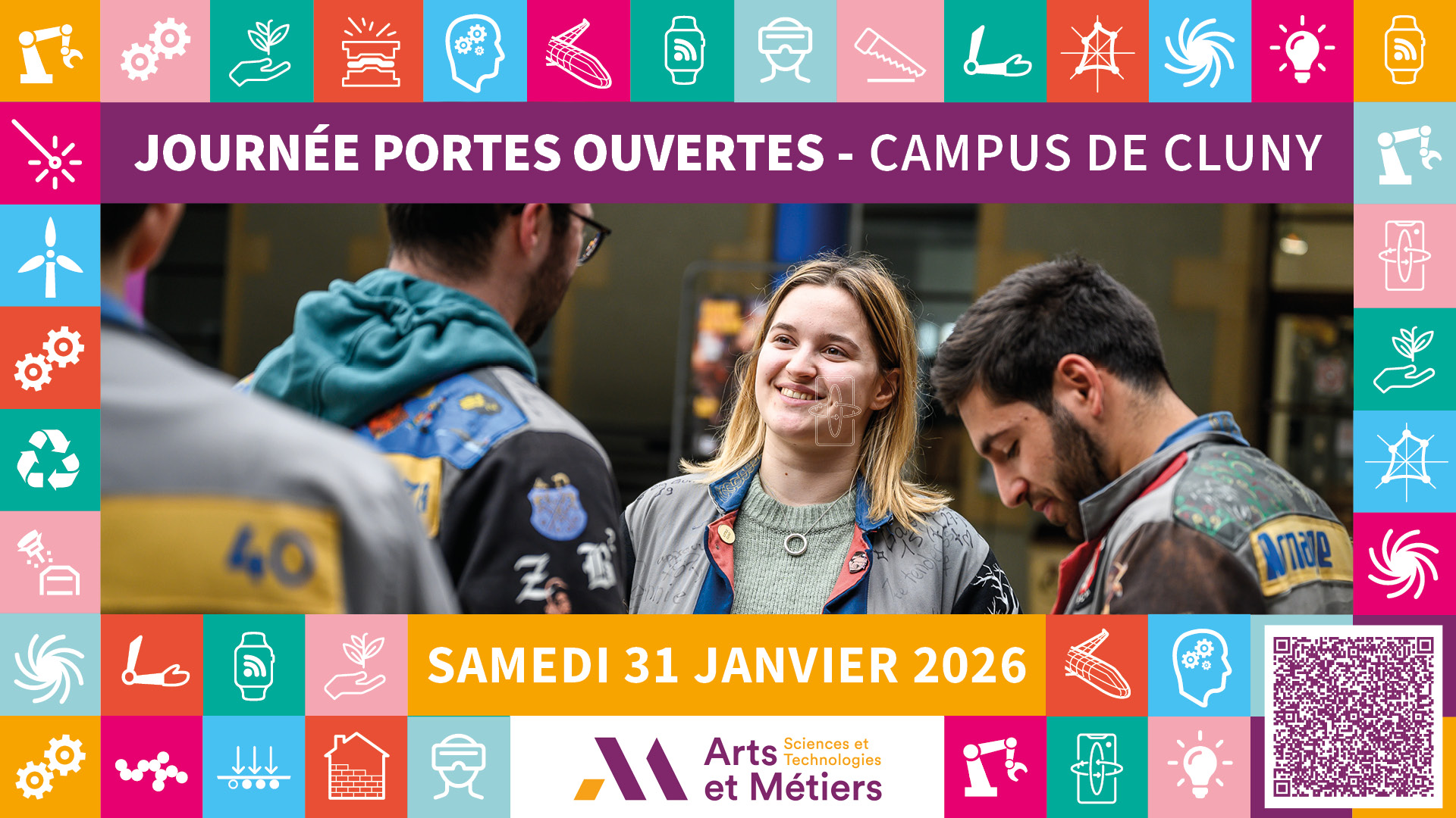 Journée Portes Ouvertes 2026 - Campus de Cluny - Arts et Métiers ENSAM