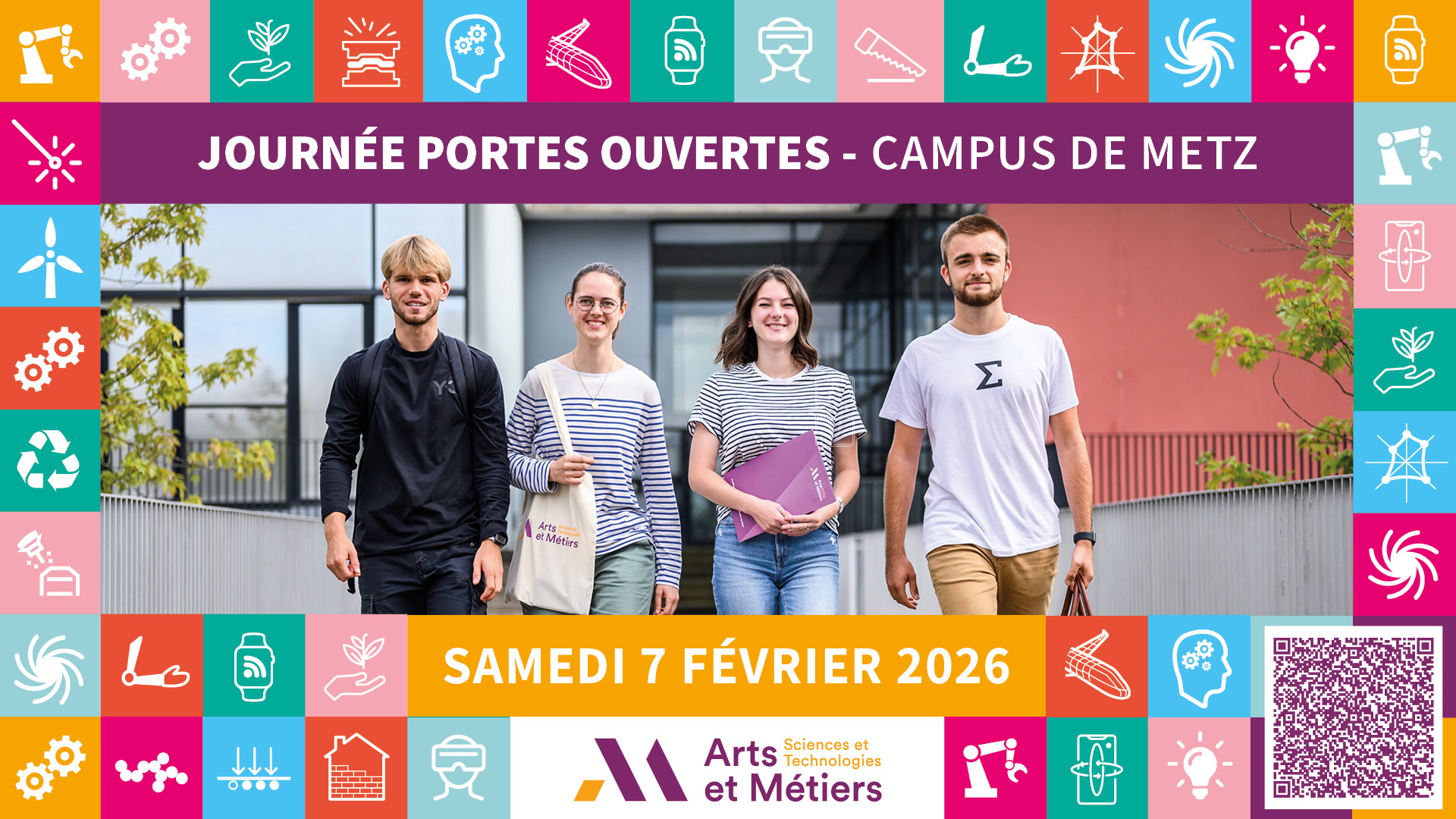 Journée Portes Ouvertes 2026 - Campus de Metz - Arts et Métiers ENSAM