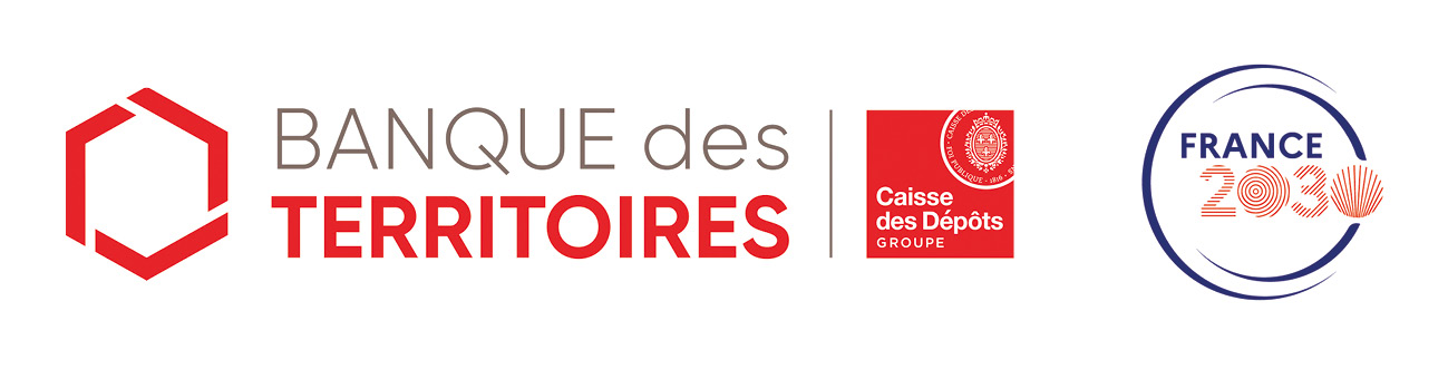 Logo banque des territoires et France 2030
