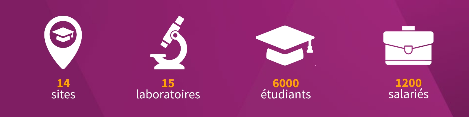 Bannière chiffres clés - Arts et Métiers - Site internet - Page recrutement