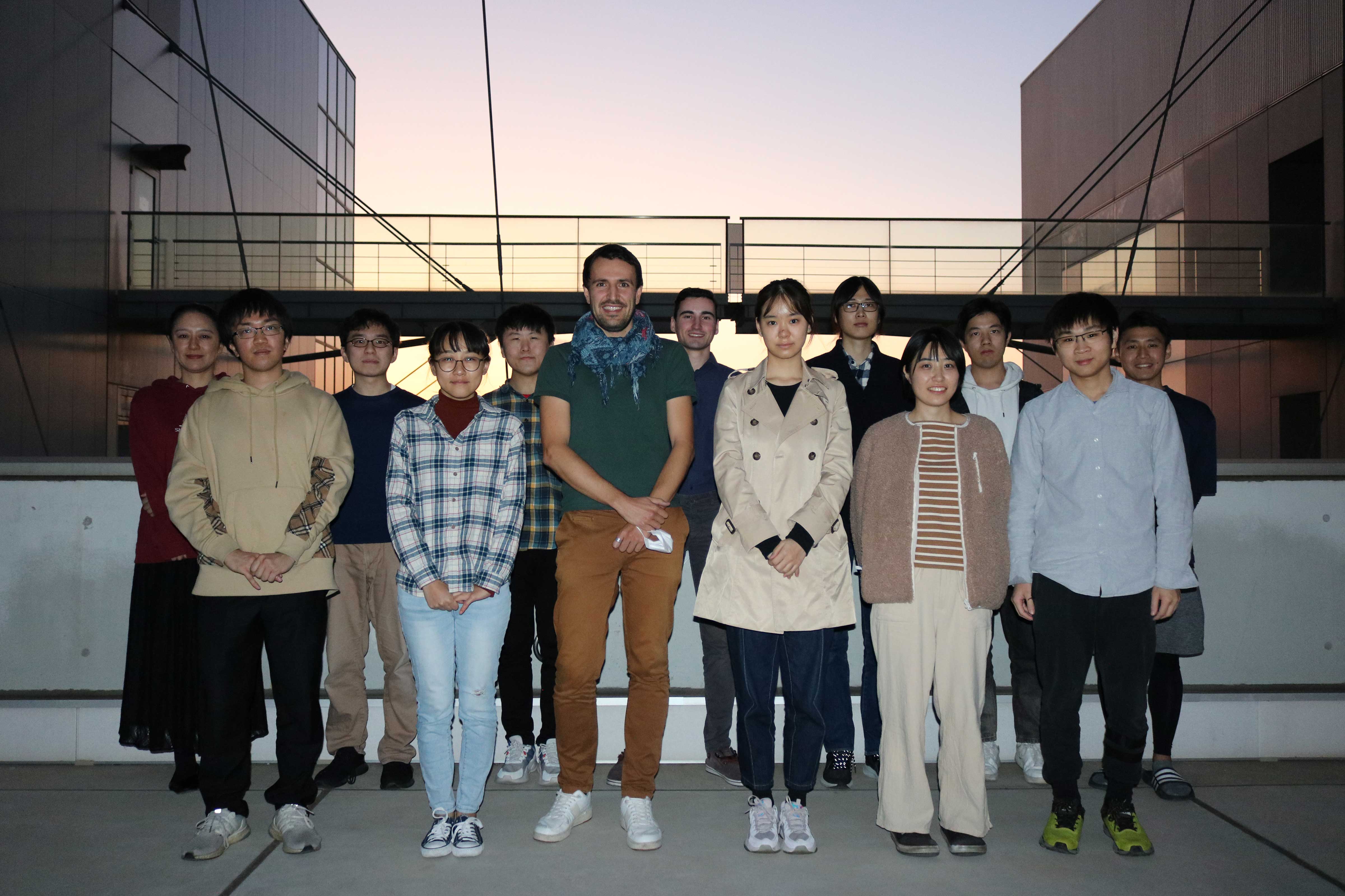 photo équipe de recherche Japon