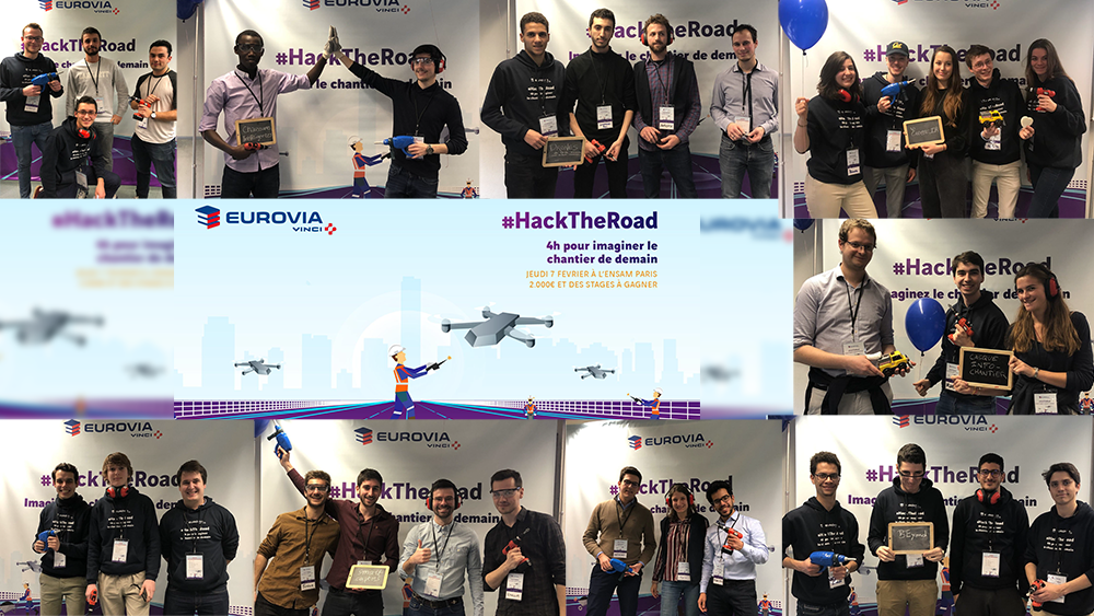#HackTheRoad : Le hackathon made by Eurovia sur le campus Arts et Métiers de Paris