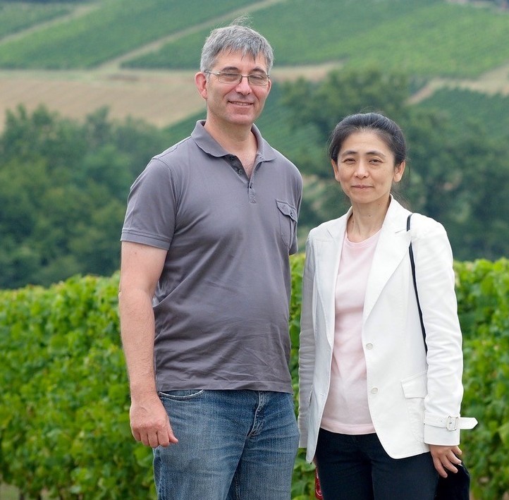 Junko Morikawa avec Jean-Christophe Batsale.