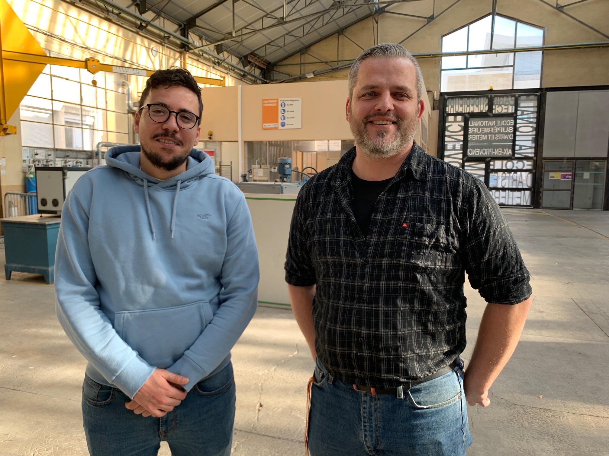 Nour-Eddine Laaden et Sébatien Jégou