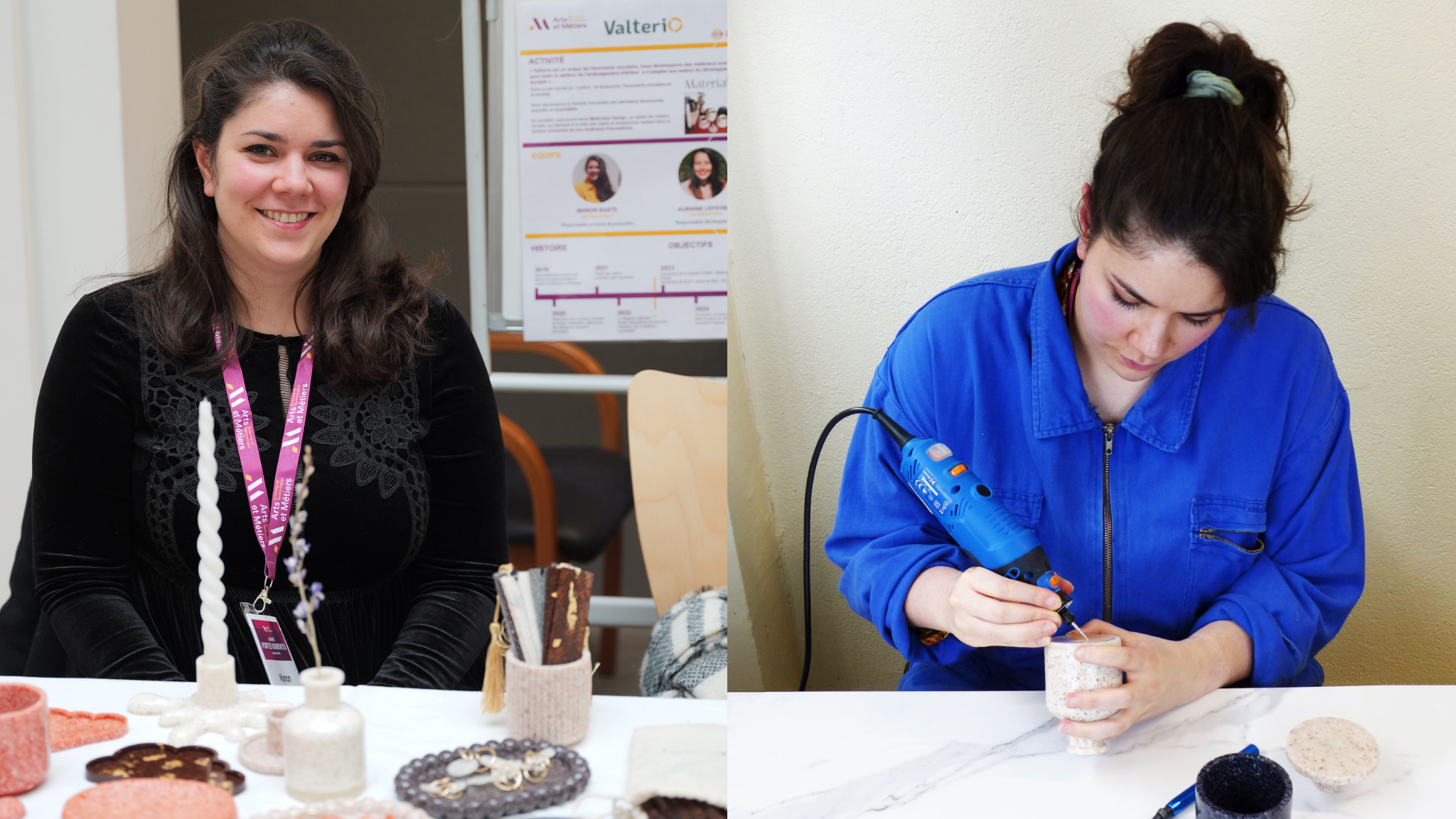 Manon Baste, Materialys : drêche et coquillages !