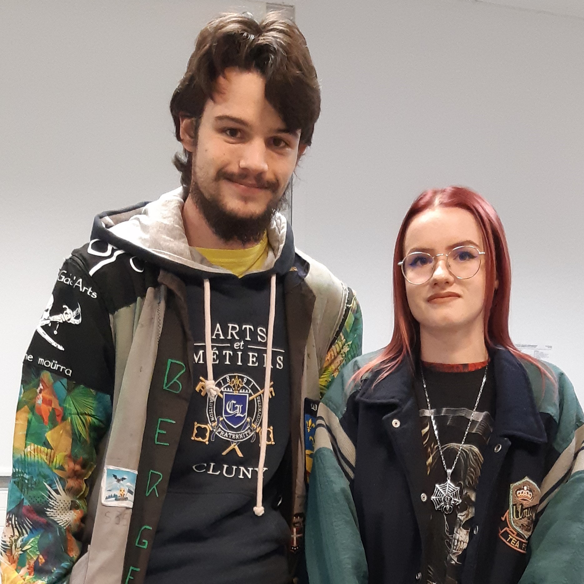 Julie et Antoine binôme OPTIM lycée La Prat’s à Cluny