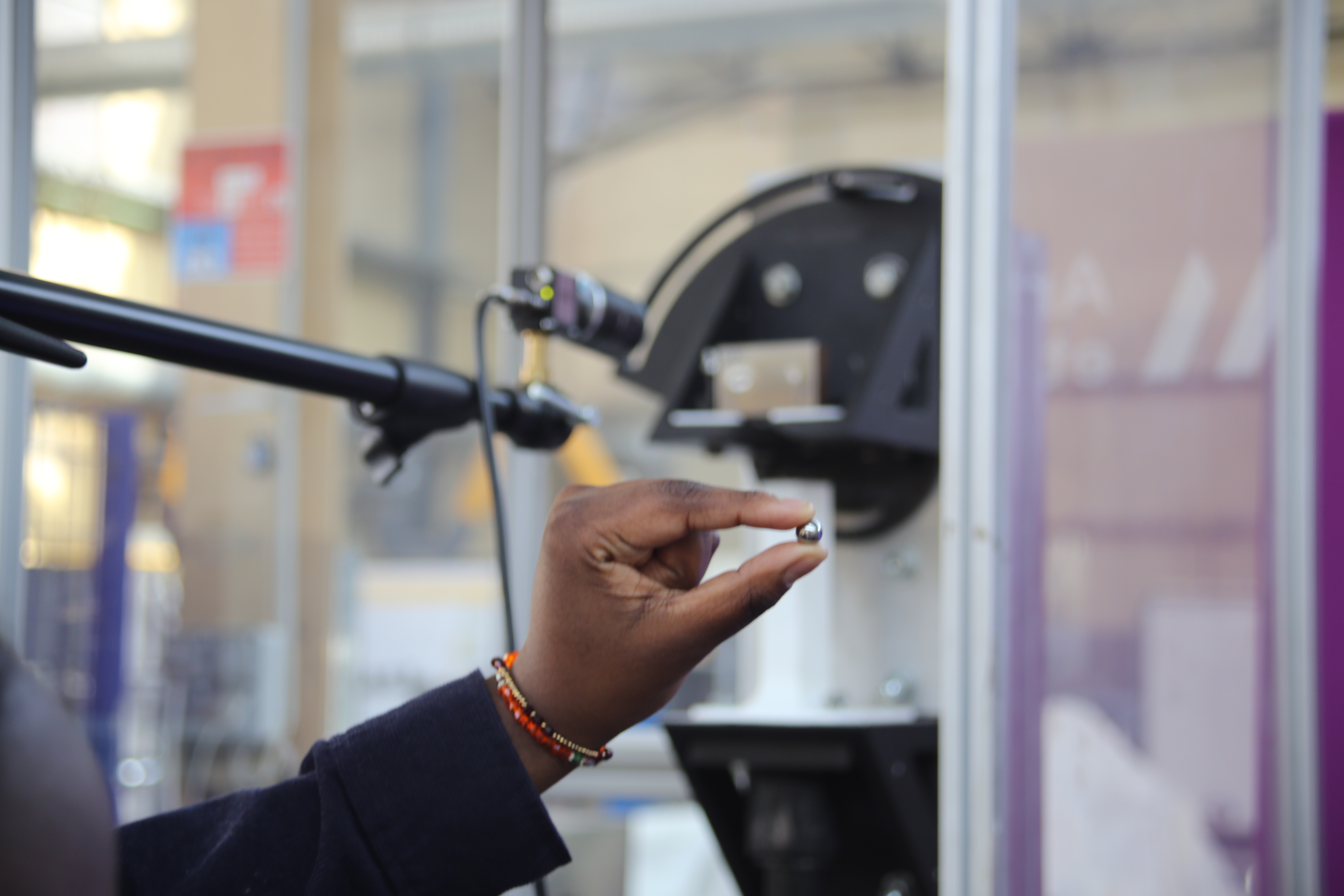 Exemple de média de 10 mm utilisé pour réaliser l’essai monoimpact