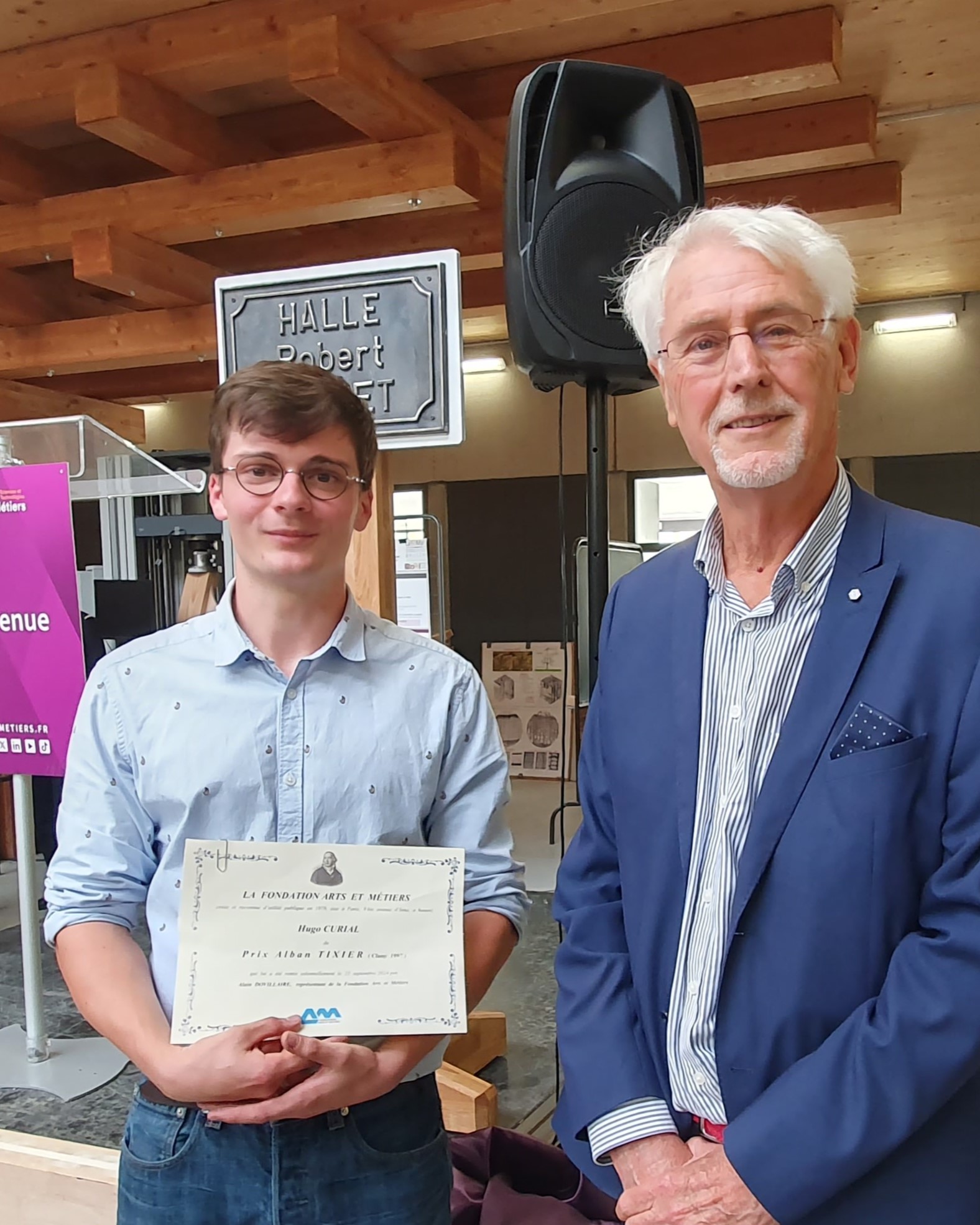 Hugo Curial et Alain Dovillaire