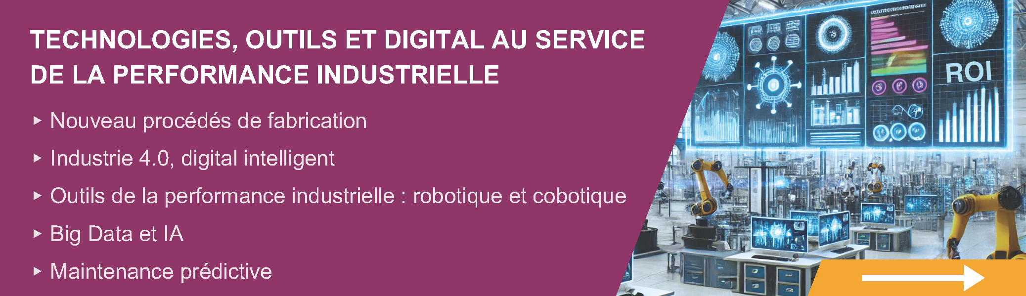 Formations courtes - Arts et Métiers - Technologies, outils et digital au service de la performance industrielle