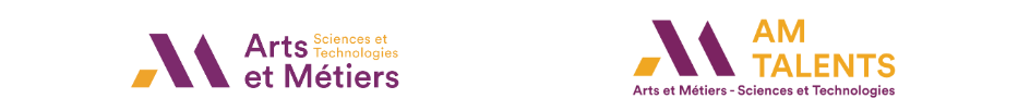 logos AM TALENTS et Arts et Métiers ENSAM