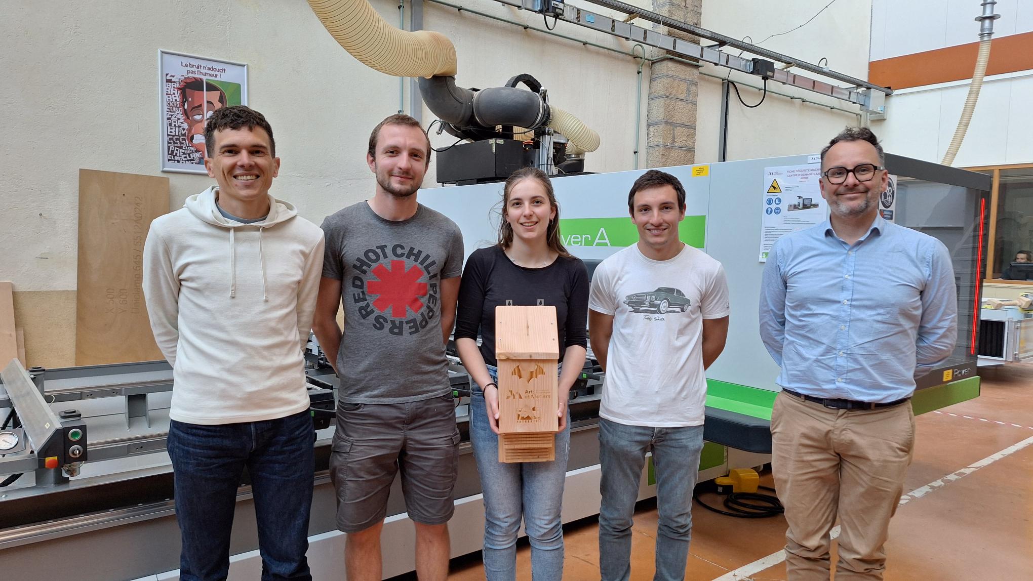 Natura 2000: Bat Houses Designed by Students