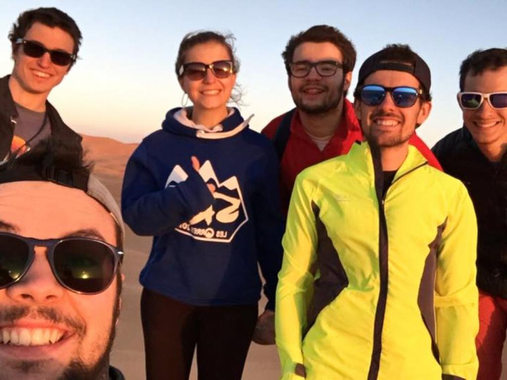 une partie de l'équipe