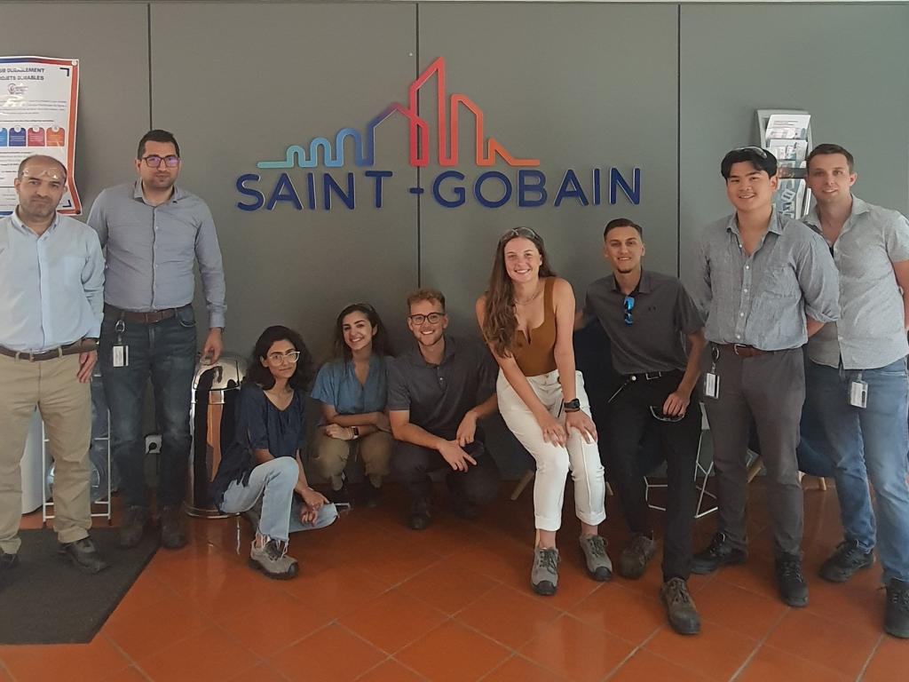 Visite de Saint Gobain