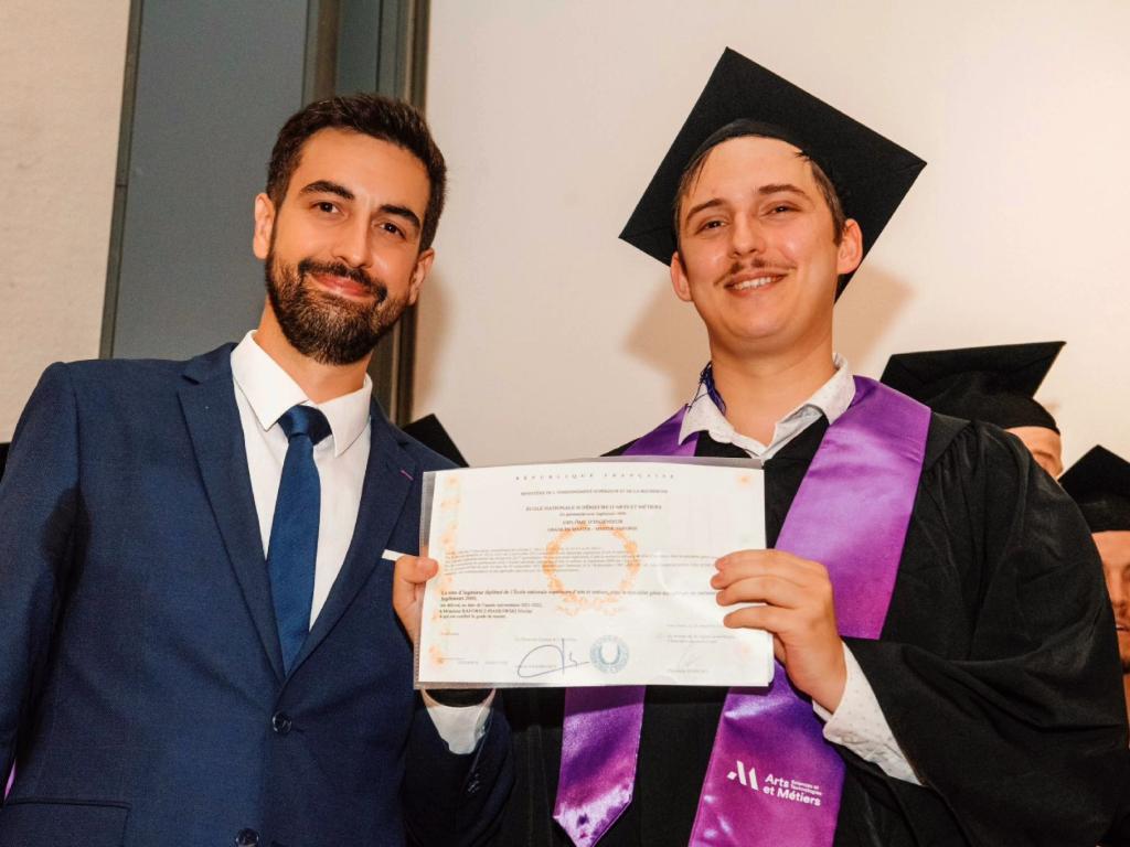 Michaël Pereriara avec Nicolas Rafowicz