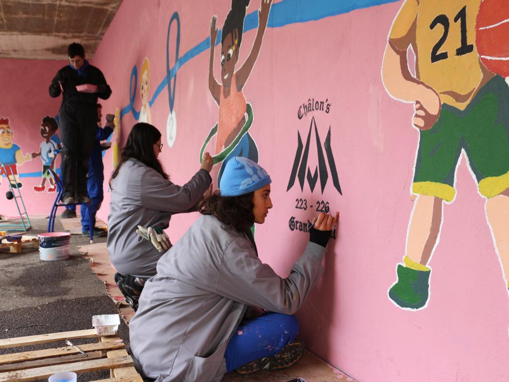 Grand défi - fresque