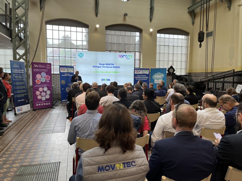 Introduction du comité COREM par Serge Martin, délégué territorial ENEDIS