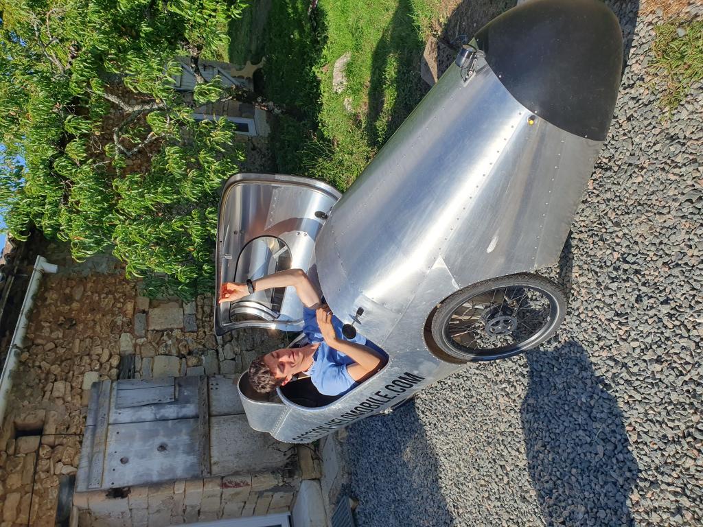 Séraphin Rossignol Vélomobile