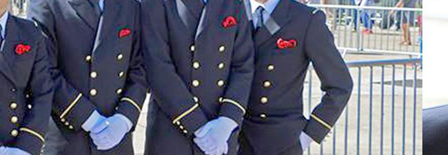 Ronald Jospeh et ses camarades au Salon du Bourget