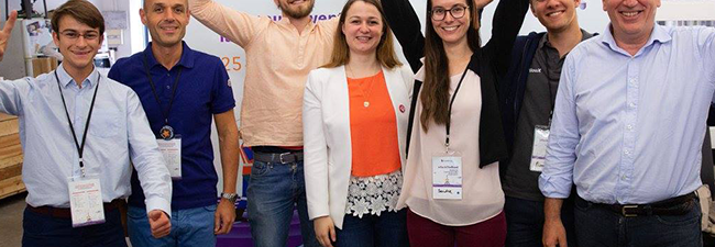 Équipe gagnante avec le projet Vialg