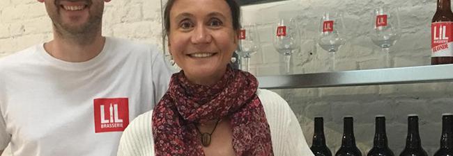 Etienne Tricot, ingénieur Arts et Métiers, et sa compagne  Marie-Pierre Leichtnam, gérants de LIL Brasserie