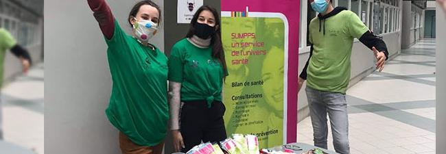 Etudiants relais sante campus Arts et Metiers Angers