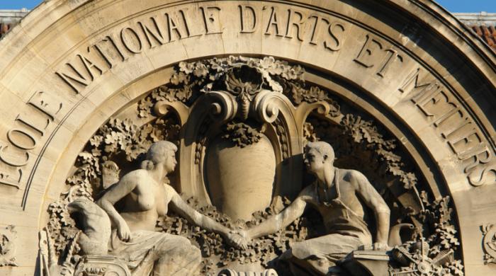 Visuel présentant la façade de l'établissement du campus Arts et Métiers de Paris