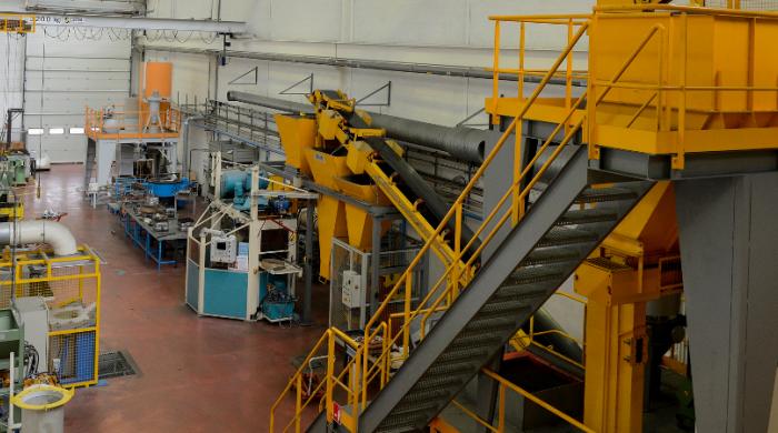 Atelier fonderie campus de Metz machines