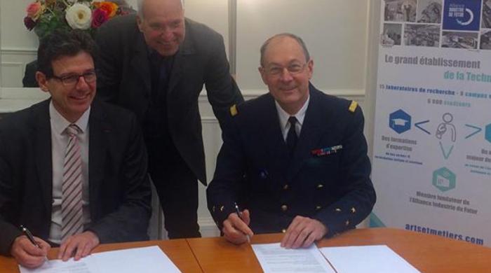 Visuel de la signature du partenariat