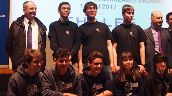 Equipes primées Olympiades SI 2017 - Metz