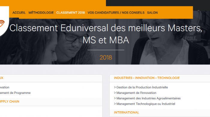 Salon eduniversal - classement 2018 - lille