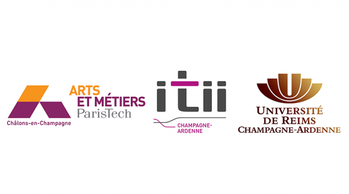 Logos : arts et Métiers, ITII et URCA