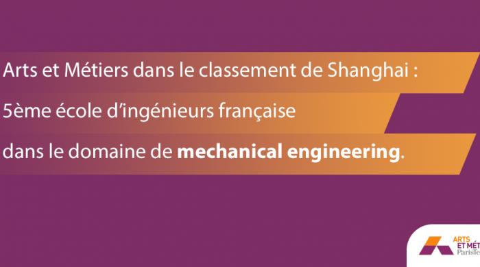 Arts et Métiers dans le classement de Shangaï 2018
