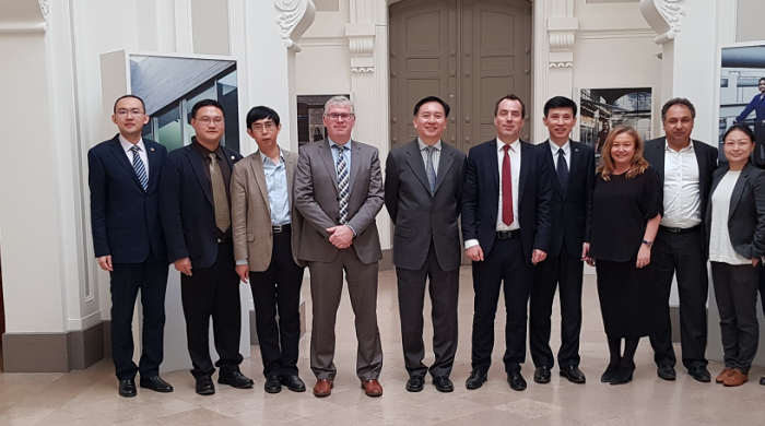 Shanghai delegation visiting Arts et Métiers in November 2018