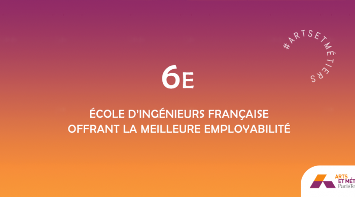 Arts Et Métiers est classée 6e école d’ingénieurs française par le Times Higher Education