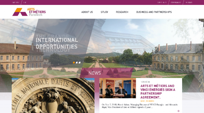 Accueil site anglais