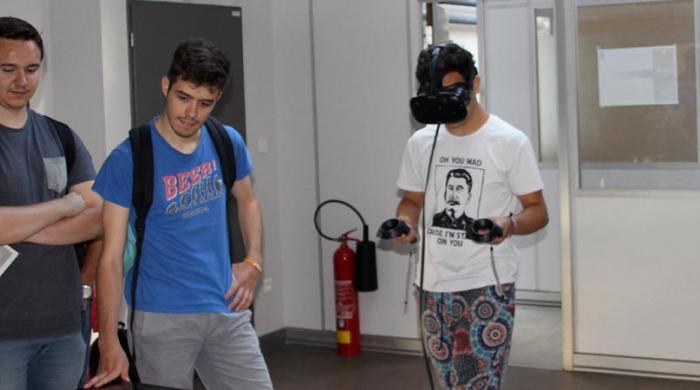 Les élèves ont pu expérimenté les installations et équipements sur le campus de Cluny