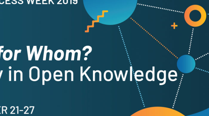 Bandeau Open Access Week 2019