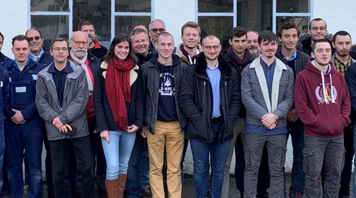 Visite d'Auto Classique Touraine par les étudiants des campus Arts et Métiers de Metz et Châlons-en-Champagne en novembre 2019 