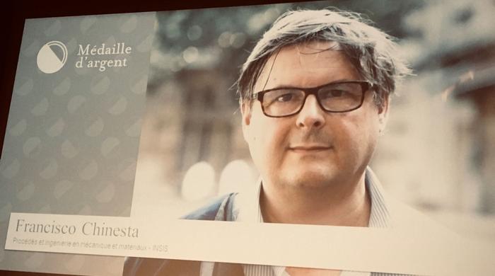 Pr. Francisco Chinesta, researcher at Arts et Métiers, awarded CNRS silver medal