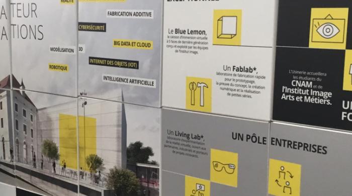 Chalon-sur-Saône : Pose de la 1ère pierre de la Cité Numérique