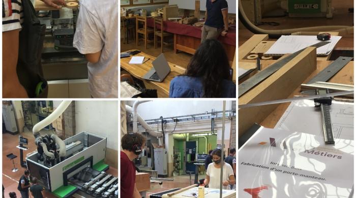 8 étudiants architectes de l'ENSAPLV en immersion sur le campus Arts et Méti