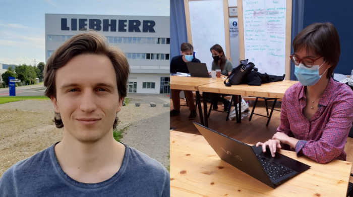 Octavie Bouy et Guillaume Verrier en double-diplôme d'ingénieur franco-allemand au KIT