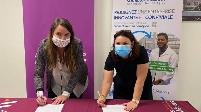 signature convention arts et métiers angers et SOURIAU