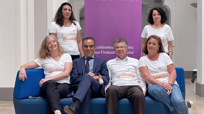 L'équipe de l’incubateur