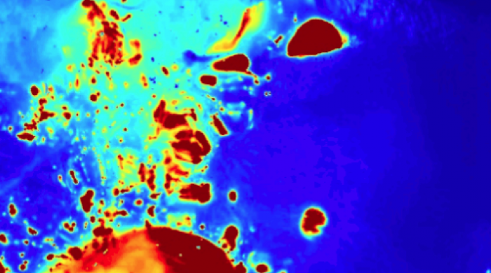 capture ecran Combustion d’un amas de poudres