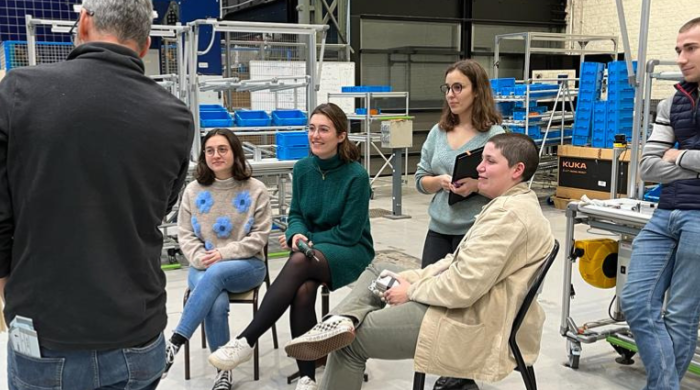 LILLE CAMPUS STUDENTS WORK ON A "JUST-IN-TIME" LOGISTICS FLOW IN TEACHING