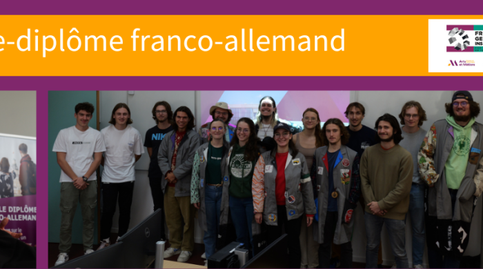 Noémie et Hubert, étudiants ingénieurs en double-diplôme d'ingénieur franco-allemand